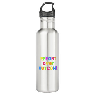 Effort over outcome travel mug edelstahlflasche