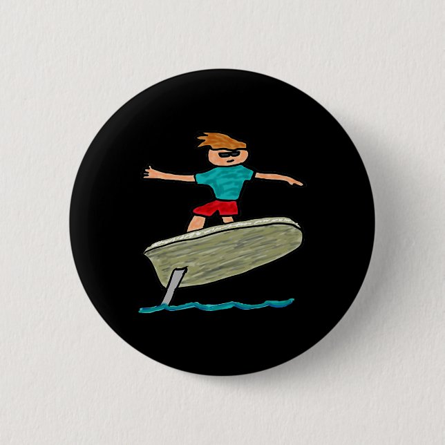 Efoil-Surfen  Button (Vorderseite)