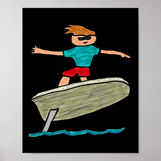 Efoil-Surfen  Poster (Vorne)