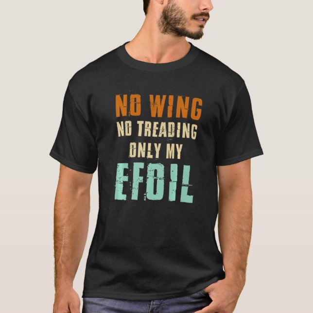 Efolie Elektrische Surfboard Hydrofolie T-Shirt (Vorderseite)