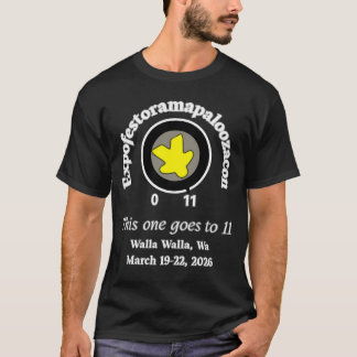 EFORP 11 T-Shirt Gelb Meeple Dunkles Shirt