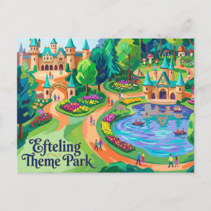Efteling Themenpark Niederlande Postkarte