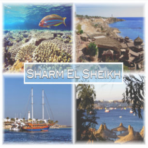 EG Ägypten - Sharm El Sheikh - Rotes Meer - Aufkleber
