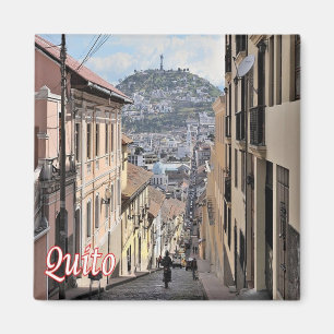 EG-Ecuador - QUITO - Altstadt - Kühlschrank Magnet