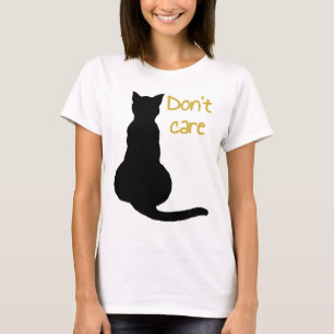 Egal-Katze Zitat Cartoon Vektor Ausschneidebild T-Shirt