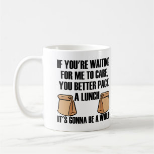 Egal Packe Ein Mittagessen Lustiger Becher Tasse