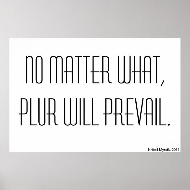 Egal was poster (Vorne)