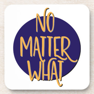 Egal was Recovery-Motto Getränkeuntersetzer