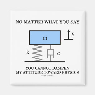 Egal was Sie sagen, können Sie Physik nicht Magnet