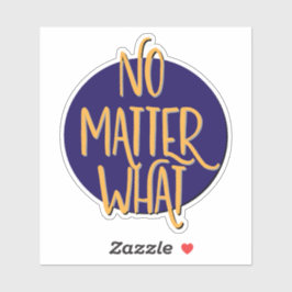 Egal welche Erholung Slogan Aufkleber