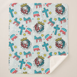 Egal wer im Amt ist Jesus ist König - Nahtlos Sherpadecke