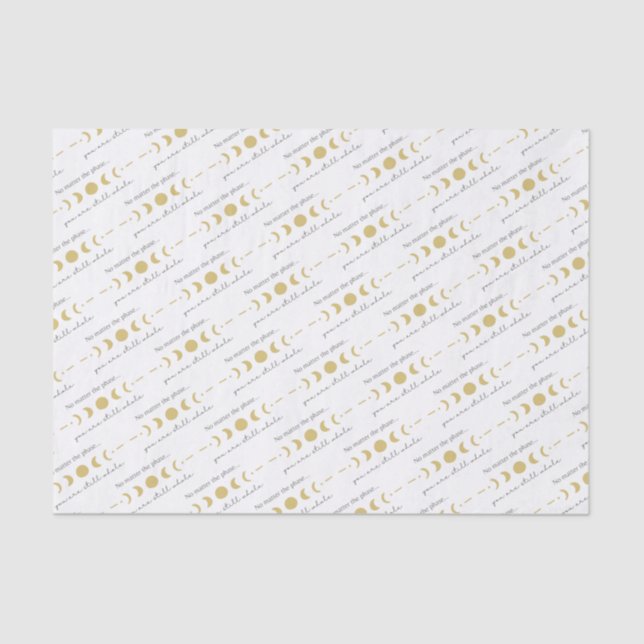 Egal, wie das Phasenmoon-Gewebe funktioniert Seidenpapier (Vorderseite)