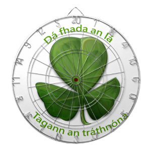 Egal wie lange der Tag ist, der Abend kommt. Dartscheibe