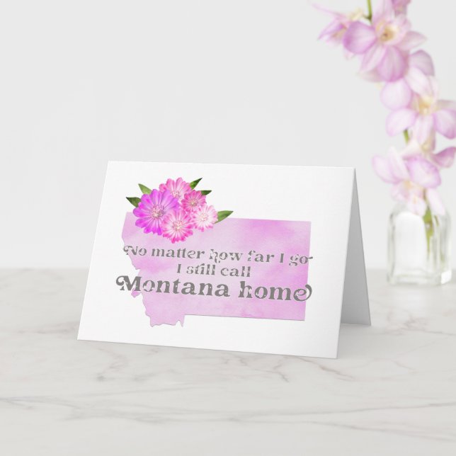 Egal wie weit ich gehe, rufe ich immer noch Montan Karte (Orchidee)