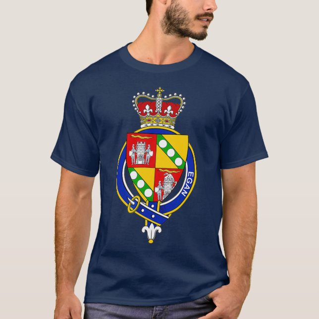 Egan Coat of Arms - Familienwappen T - Shirt (Vorderseite)