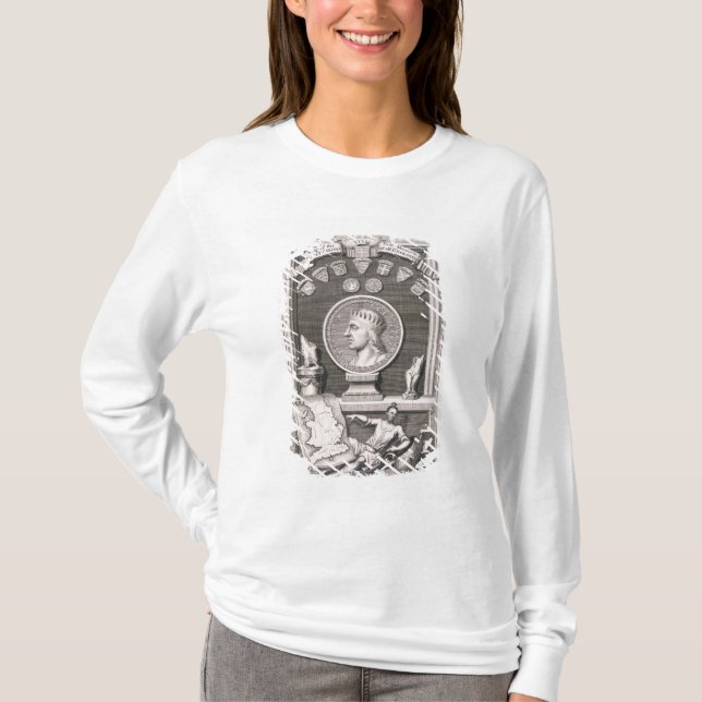 Egbert (d.839) König der Westsachsen, erste Mona T-Shirt (Vorderseite)