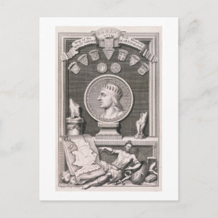 Egbert (d.839) König der Westsächsische, Erster Mo Postkarte