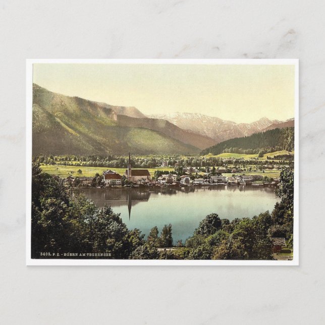 Egern, Tegernsee, Oberbayern, Deutschland classic  Postkarte (Vorderseite)