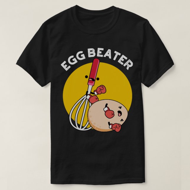 Egg Beater Funny Boxing Puff T-Shirt (Design vorne)