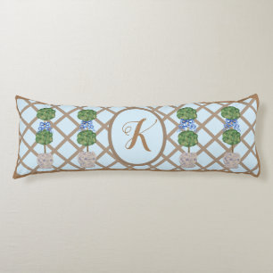 Egg Blue Chinoiserie Ginger Jar Jars Topiary Seitenschläferkissen