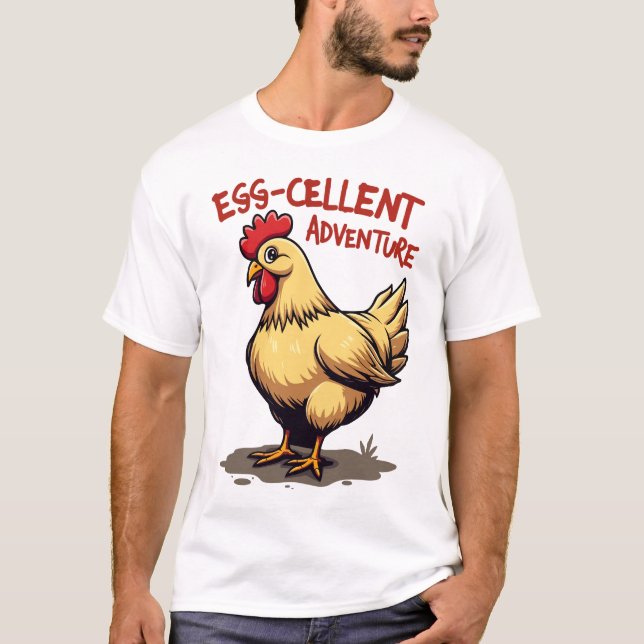 Egg-Cent-Abenteuer T-Shirt (Vorderseite)