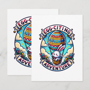 Egg-Citing Adventure Mitteilungskarte
