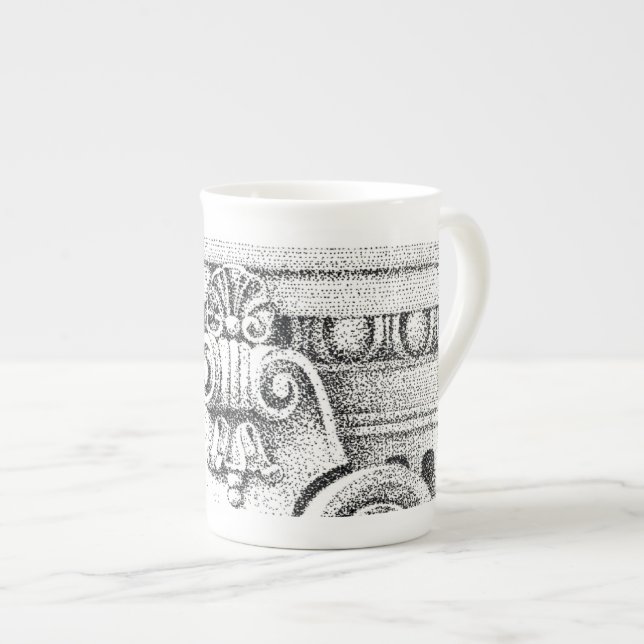 EGG & DART CHINA TASSE (Vorderseite Rechts)