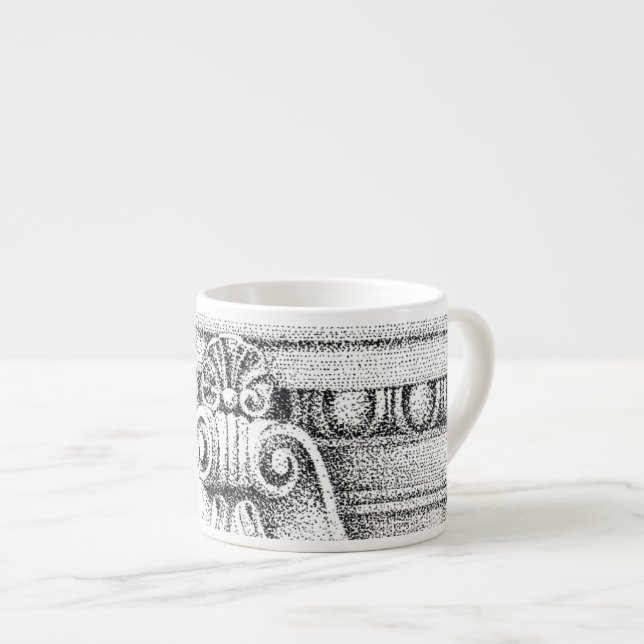 EGG & DART Espresso Cup Espressotasse (Vorderseite Rechts)