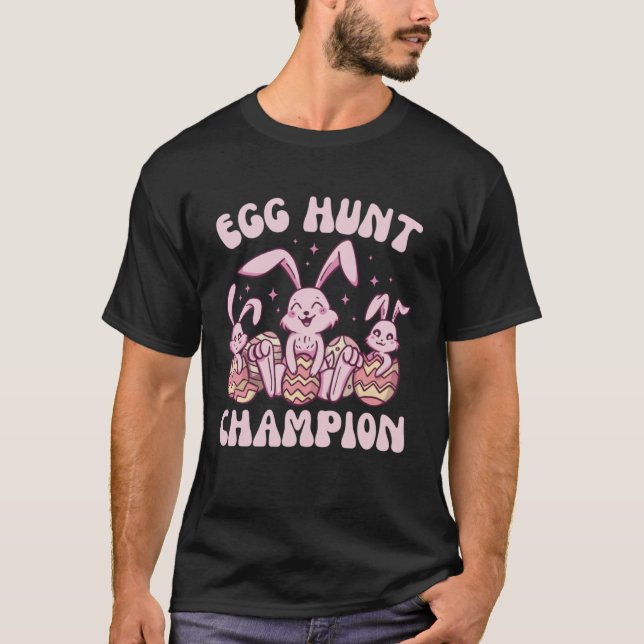 Egg Hunt Champion  Cute Easter Egg for Boys Girls  T-Shirt (Vorderseite)
