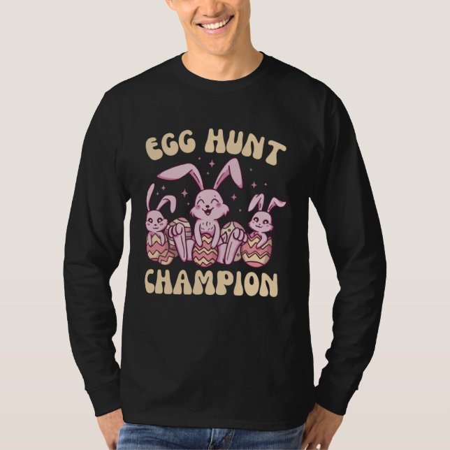 Egg Hunt Champion  Cute Easter Egg for Boys Girls  T-Shirt (Vorderseite)