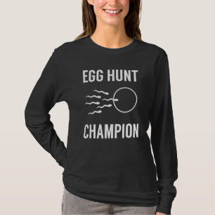 Egg Hunt Champion Funny Vater Osterschwangerschaft T-Shirt