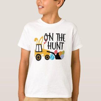 Egg Hunt Is on, Kids Easter T-Shirt