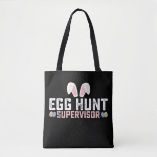 Egg Hunt Supervisor Funny Oaster Bunny Rabbit