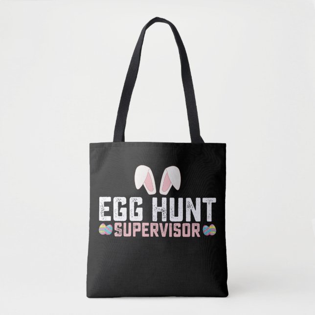 Egg Hunt Supervisor Funny Oaster Bunny Rabbit (Vorderseite)