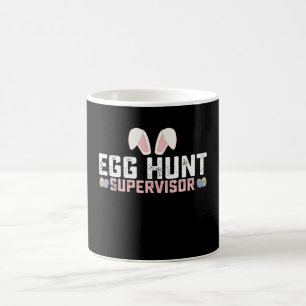 Egg Hunt Supervisor Funny Oaster Bunny Rabbit Kaffeetasse