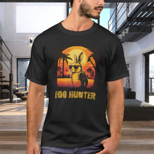 Egg Hunter Osterhase mit Sonnenbrille Retro T-Shirt