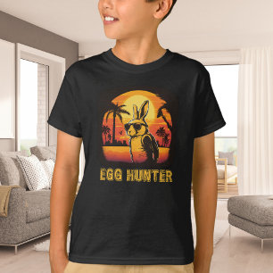 Egg Hunter Osterhase mit Sonnenbrille Retro T-Shirt