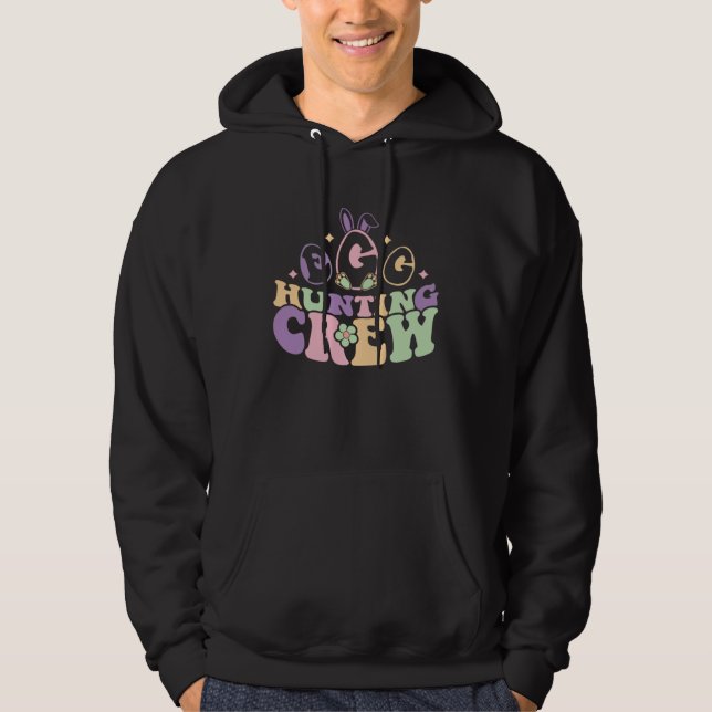 Egg Hunting Crew  Cute Easter Egg for Boys Girls Hoodie (Vorderseite)