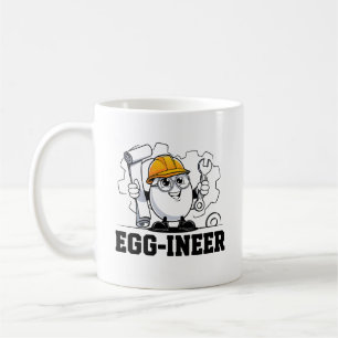 Egg-ineer: Mit jedem Sip füttern Sie Ihr Genie! -M Kaffeetasse