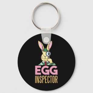 Egg Inspector Oster Bunny Funny Rabbit Egg Huntin Schlüsselanhänger