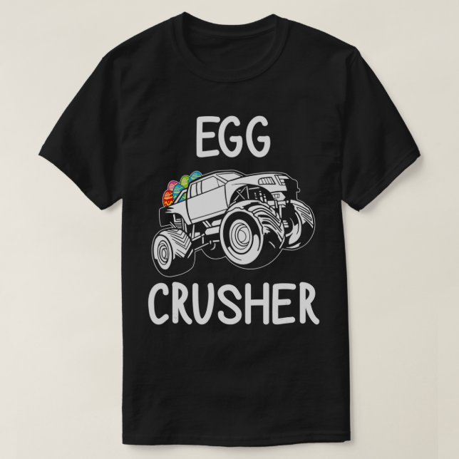 Egg Kreuzfahrer Lkw Boys Kinder Ostern D T-Shirt (Design vorne)