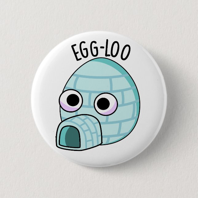Egg-loo Funny Egg Pub Button (Vorderseite)