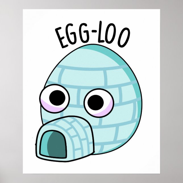Egg-loo Funny Egg Pub Poster (Vorne)