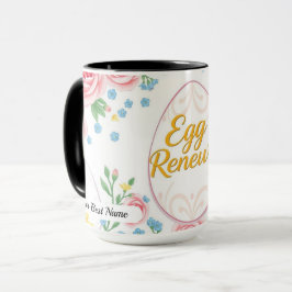 Egg Renewal Pattern Mug Tasse