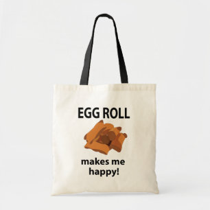 Egg Roll macht mich glücklich Ei Roll Tragetasche