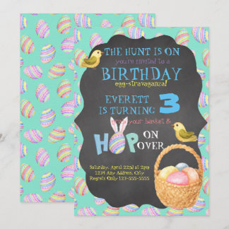 Egg-Stravaganza Einladung zum Geburtstag