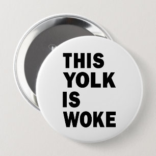 Egg Trending Funny Spaß Dieser Jolk ist Geweckt Button