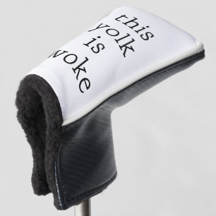 Egg Trending Funny Spaß Dieser Jolk ist Geweckt Golf Headcover