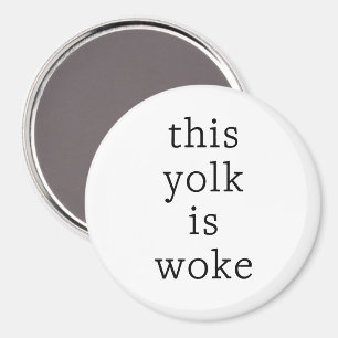 Egg Trending Funny Spaß Dieser Jolk ist Geweckt Magnet