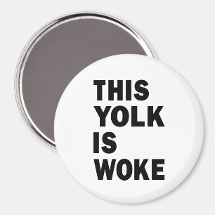 Egg Trending Funny Spaß Dieser Jolk ist Geweckt Magnet